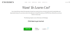 Desktop Screenshot of cssbasics.com