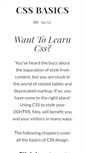 Mobile Screenshot of cssbasics.com